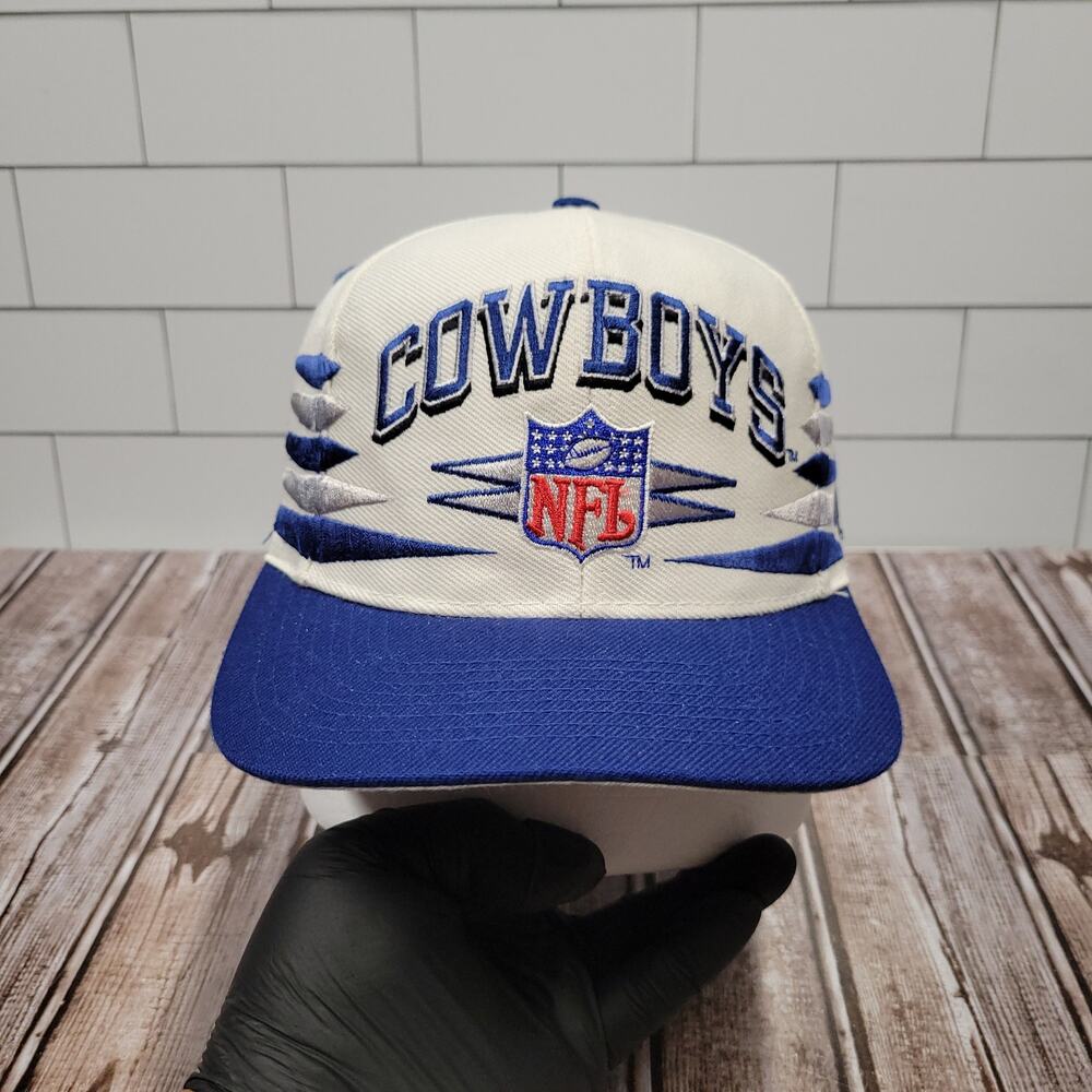 Vintage Dallas Cowboys Logo Athletic Pro Line Diamond Cut Snapback Hat NFL